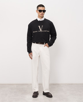 Valentino Black long sleeve with logo print 9V3MG18NBM3