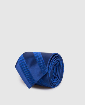 Stefano Ricci Blue striped silk tie CCXG154020