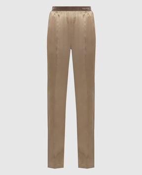 Tom Ford Beige silk pants PAW683FAX1720