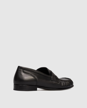 Jimmy Choo Ellis black leather loafers ELLISLOAFERFSLY