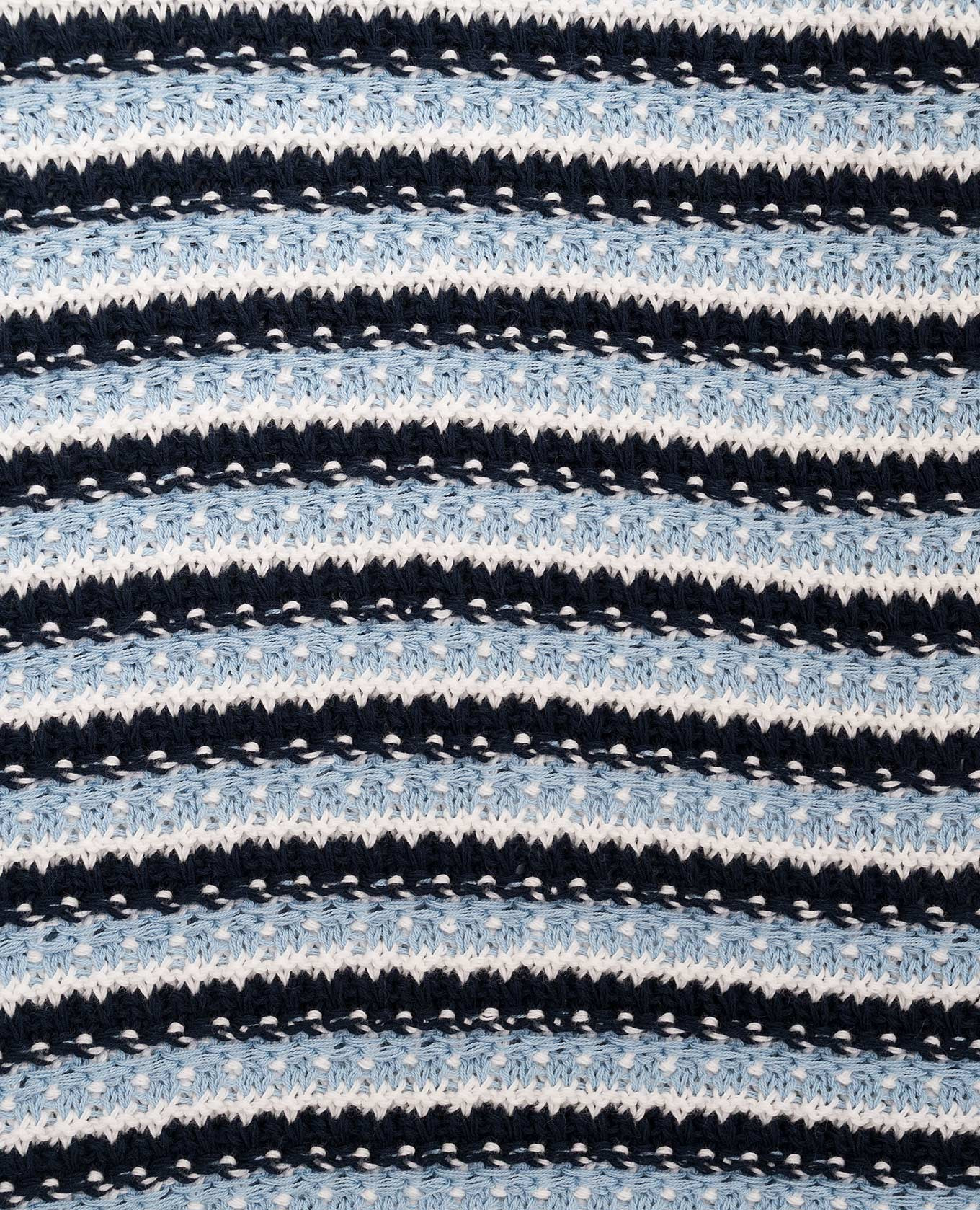 

Children's blue striped Caddy polo shirt MC2 SAINT BARTH, Light blue