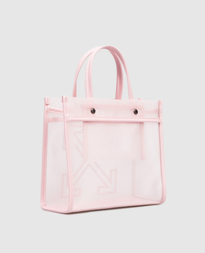 Off-White Pink Market Tote Bag OWNA23GS26FAB001