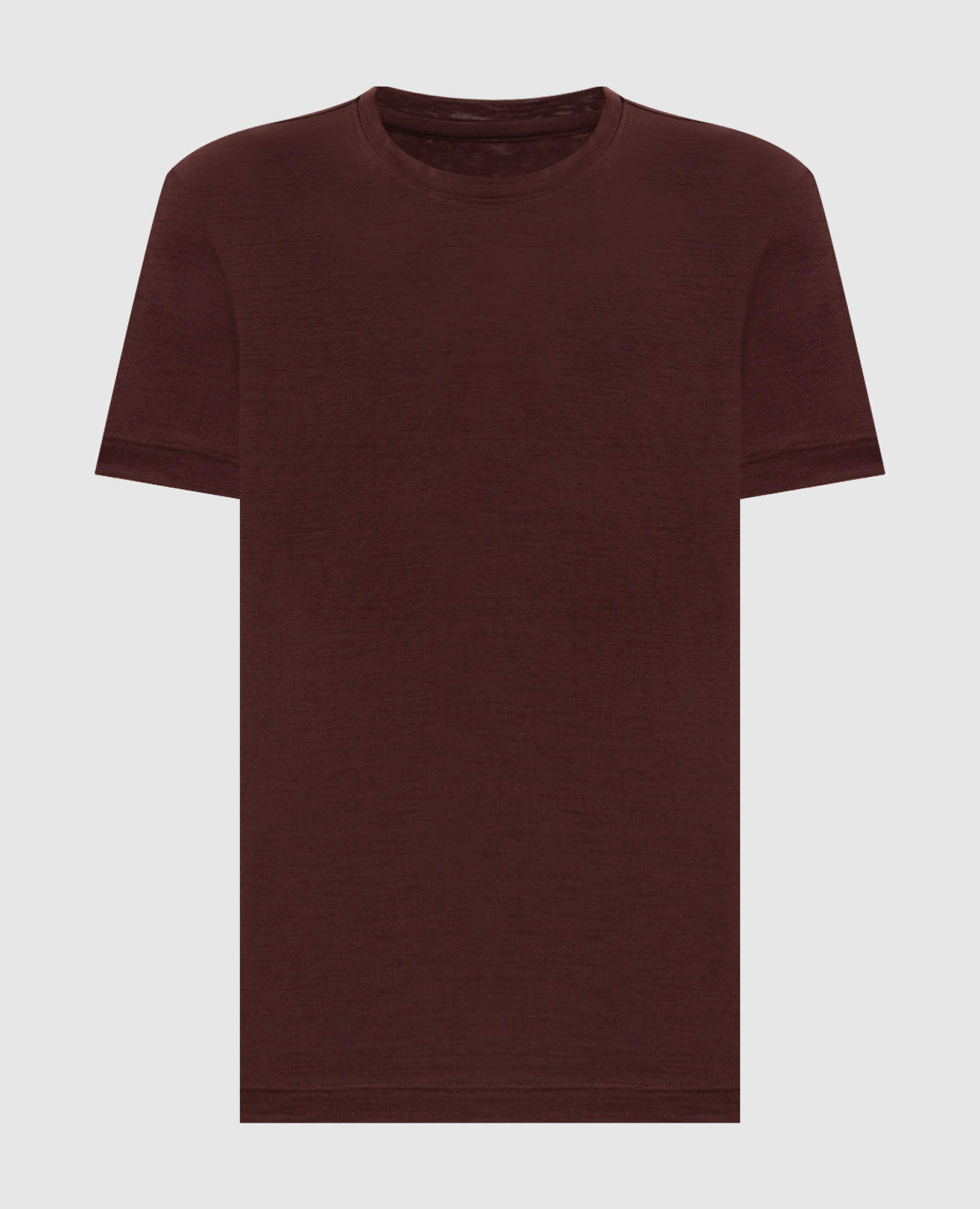 Brown wool T-shirt