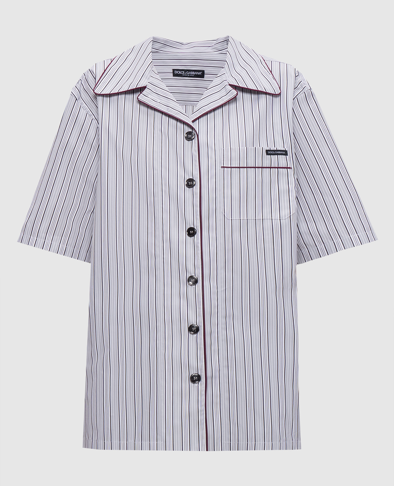 Gray striped shirt