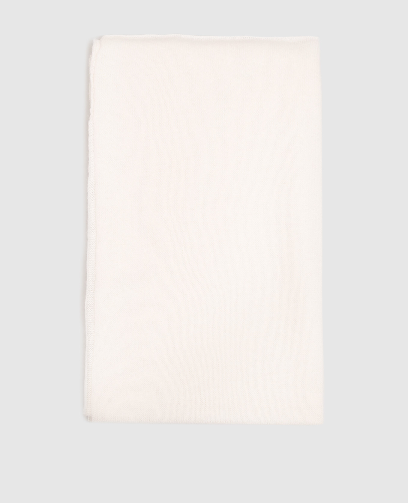 Ivory cashmere scarf
