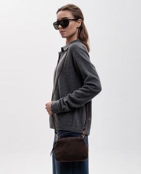 Gianni Chiarini Alifa brown suede bag BS8625CMSTEMU