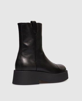 Premiata Black leather boots M6827