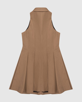 Balmain Children's brown dress BY1C02G01971214