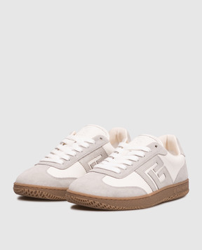 Balmain White leather Swan sneakers HN1VI735LBEW
