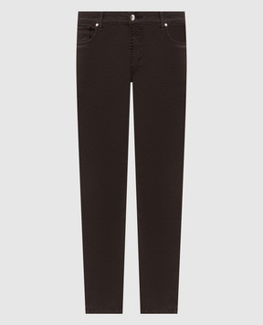 Enrico Mandelli Brown jeans 0MIAMI6252