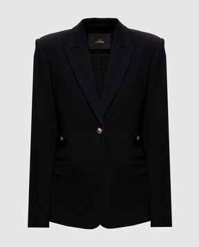 Twinset Black jacket with straps 262AP2520