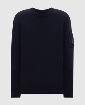 C.P. Company Blue sweater with wool MKN085A110149A