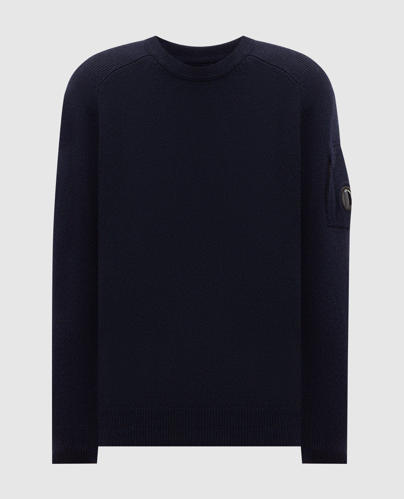 Blue sweater with wool