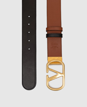 Valentino VLogo Reversible Leather Belt 8Y2T0SQ4IYR