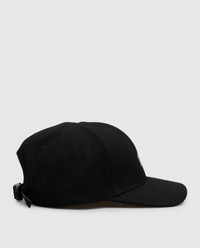 C.P. Company Black cap with wool MAC112A110781A