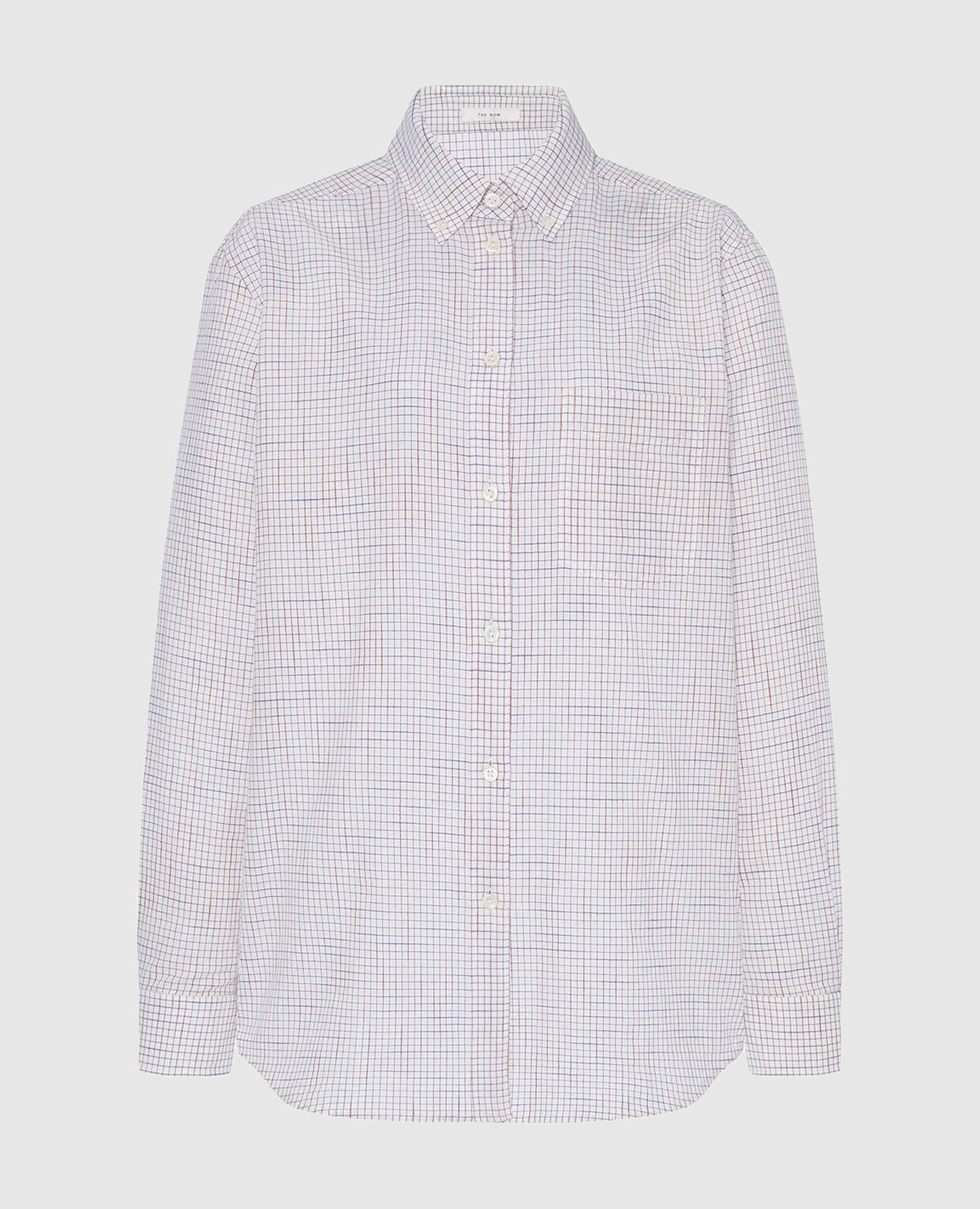 

Dalan white checkered shirt The Row