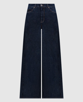 Max Mara Weekend WKDTABELLA blue jeans with logo patch WKDTABELLA