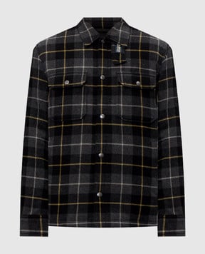 Woolrich Shirt-style jacket with checked wool CFWOOS2018MBUT3046