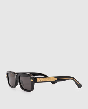 Bottega Veneta Black Intrecciato sunglasses 861360V2Q30
