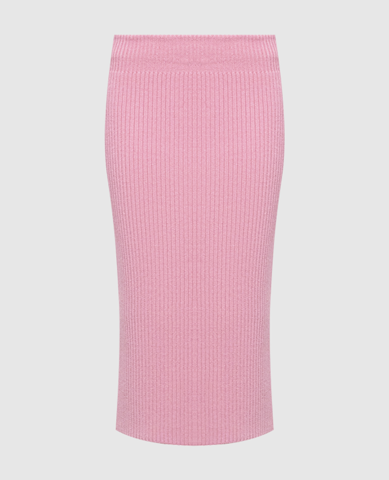 

Pink alpaca wool midi skirt Givenchy