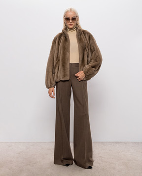Ermanno Scervino Beige cashmere turtleneck D495M317APPYU