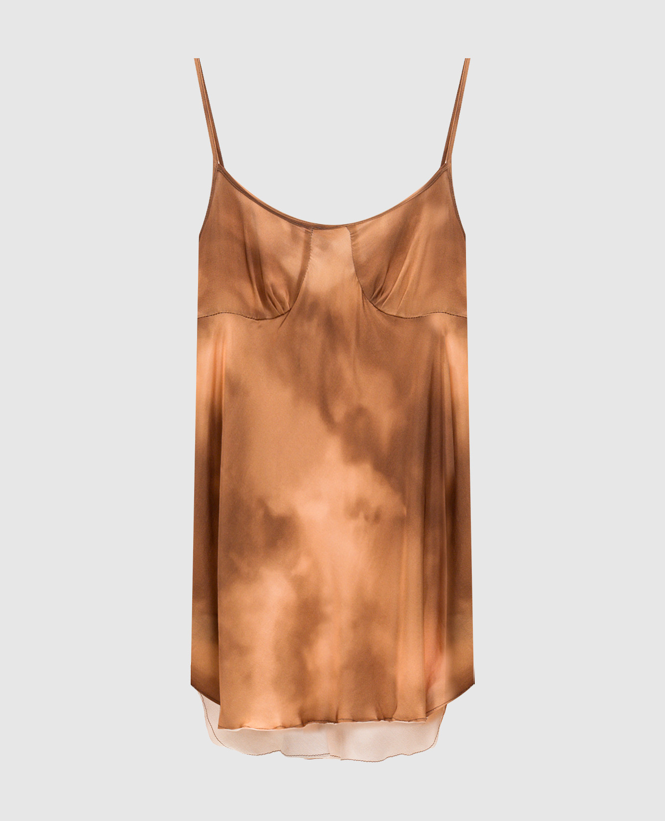 

Brown printed T-shirt Masnada