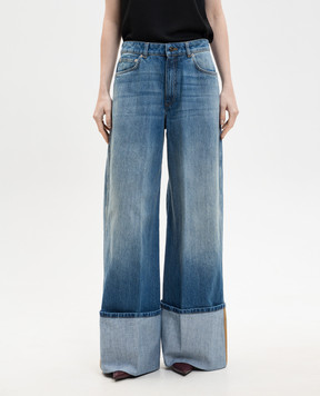 Givenchy Blue jeans with cuffs BW51AZ517Z