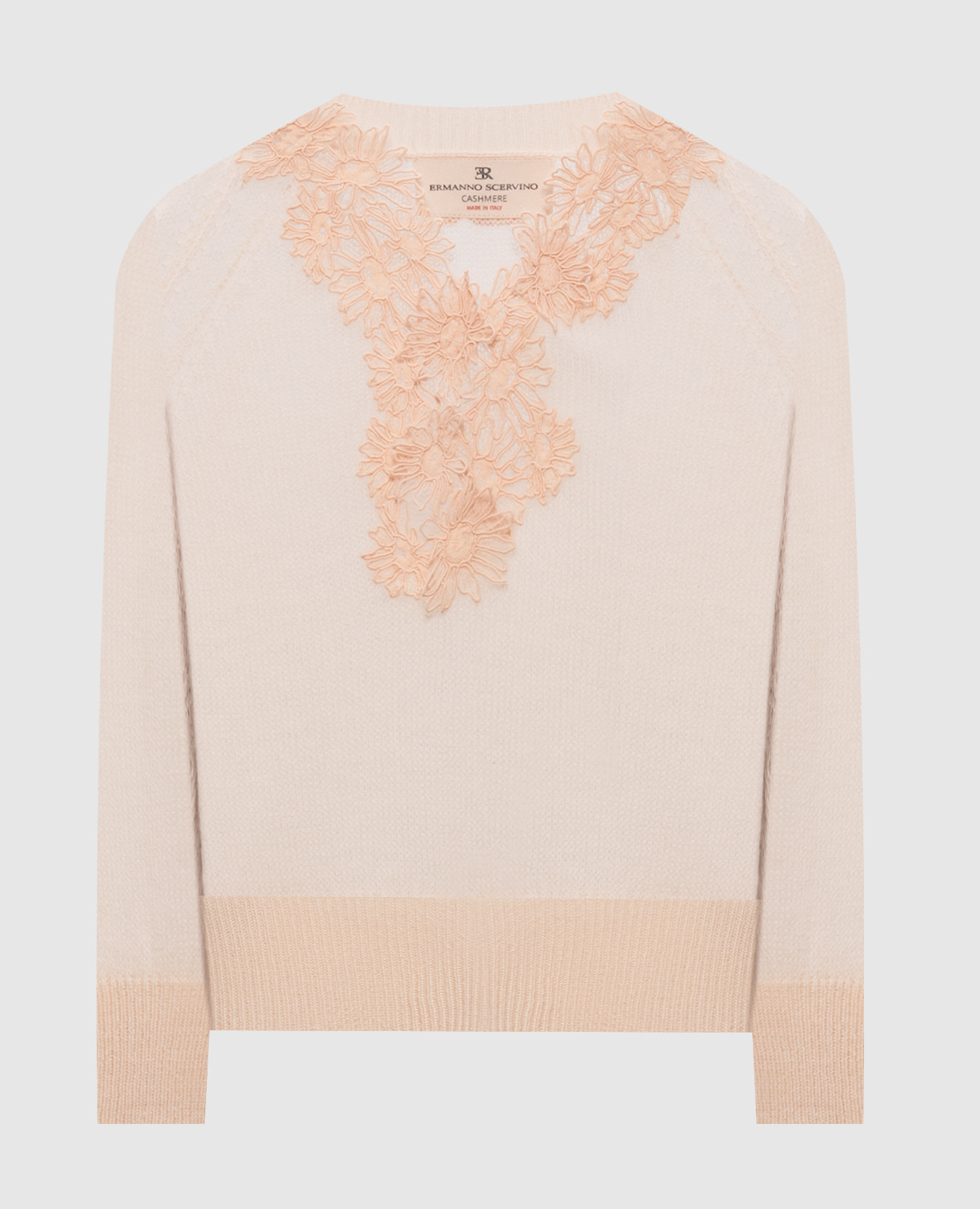 

Beige cashmere jumper Ermanno Scervino