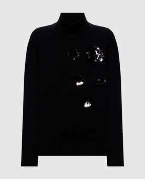 Twinset Black golf with sequins 262AT3100