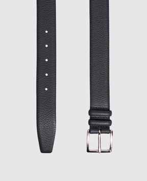 Orciani Dollaro blue leather belt U08342DOL