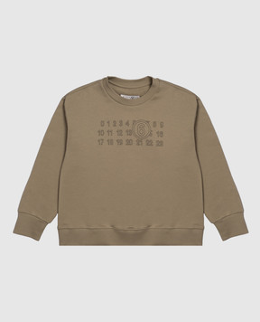 Maison Margiela MM6 Children's khaki sweatshirt M61116MM02X