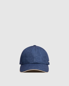 Castangia dal 1850 Blue linen cap BH04