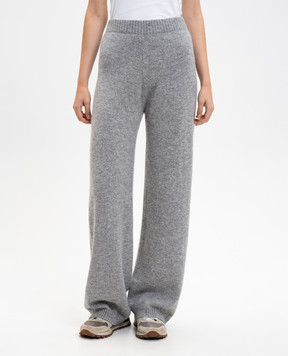 Peserico Gray pants with alpaca wool and silk S94105F079283E