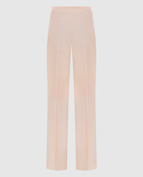 Twinset Beige flared pants with logo 261TP2421