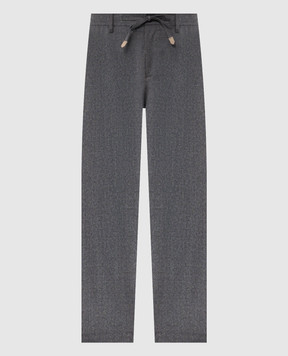 Canali Gray wool pants AR03472V91659