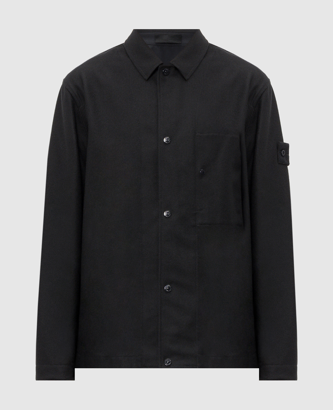Blue jacket with wool Stone Island