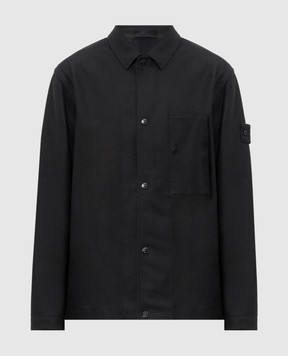 Stone Island Blue jacket with wool L2S151200020S0F24