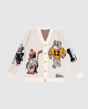 Dolce&Gabbana Children's beige wool cardigan L4KWE3JDVMF56