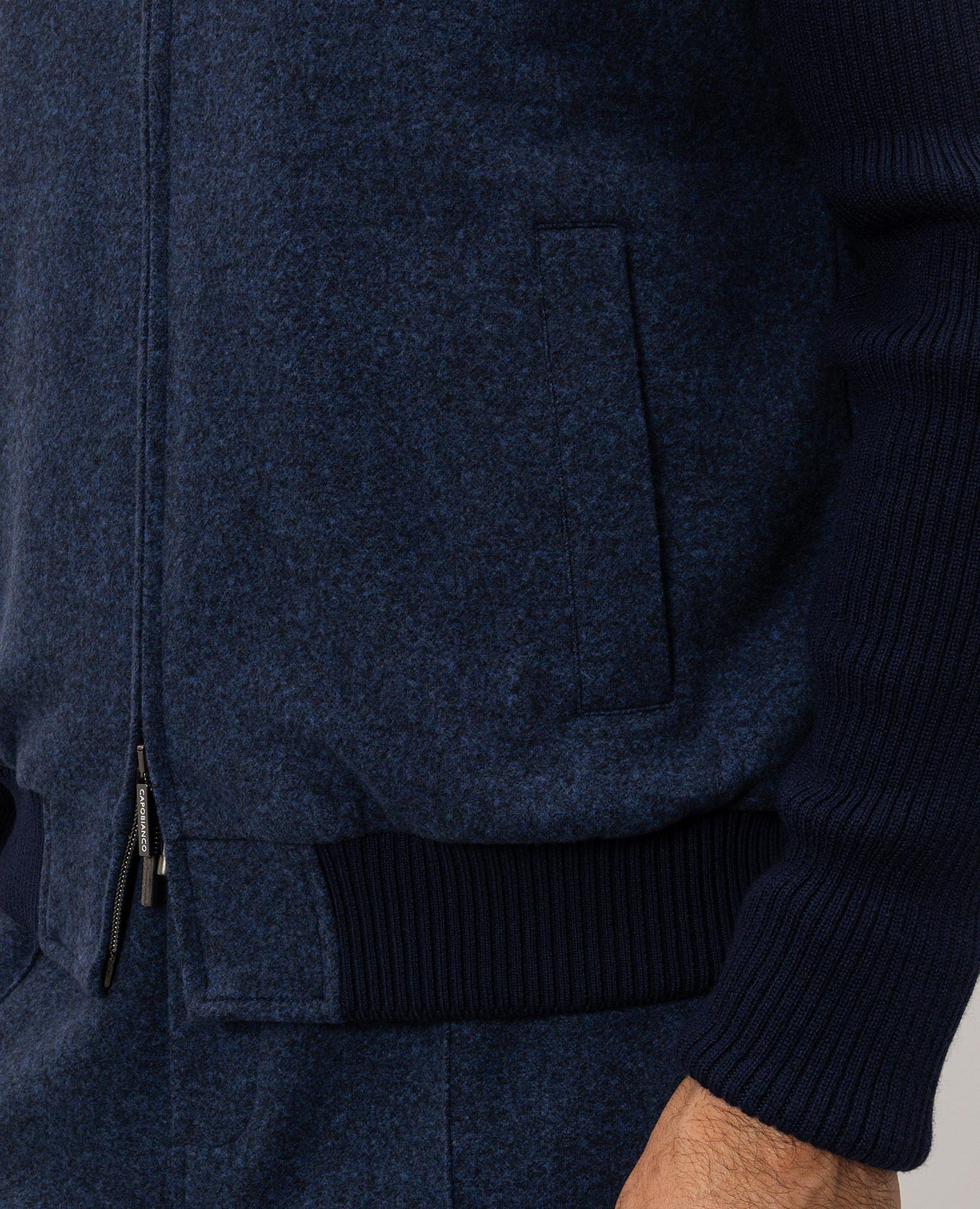 Blue tracksuit with wool CAPOBIANCO 4