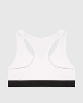 Palm Angels White top with logo pattern PLA1UWTP04SI
