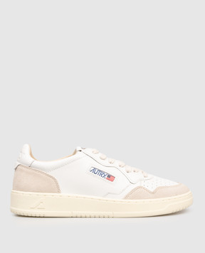 AUTRY White leather sneakers MEDALIST A1UNAULMLS33