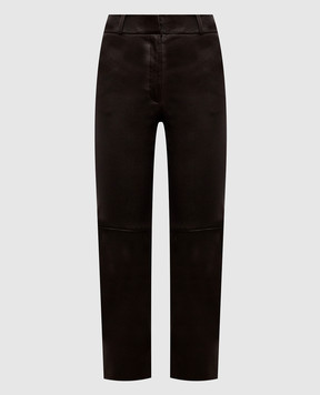 ARMA Brown leather pants Jen 001L26600702