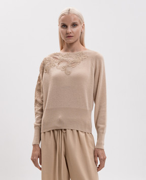 Ermanno Scervino Beige cashmere jumper D495M302APPYU