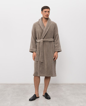 Hamam Beige terry bathrobe Olympia OLYMPIAORGANICBATHROBE