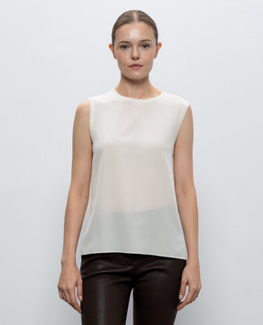 JOSEPH Bley ivory silk top JF010163