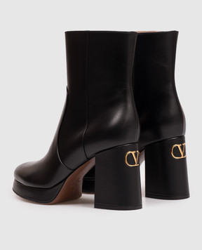 Valentino Fawcette black leather ankle boots 9W2S0NF1DSH