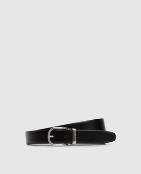 Pini Parma Reversible leather belt BELREVBLKBRW
