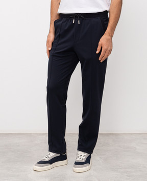 MooRER CRISPIN blue sweatpants CRISPINPANTALONEJ