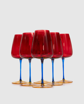 La Reine Set of red wine glasses JOY 6 pcs JOY55CL