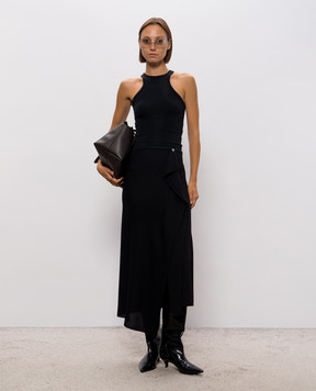 The Attico Black wool skirt 261WCS00320VVV116AA